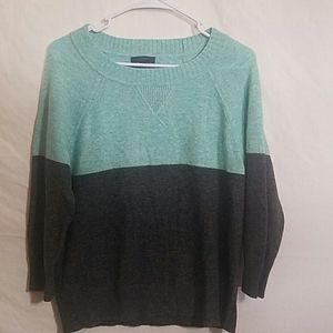 J CREW Dream Colorblock Cashmere Wool Sweater